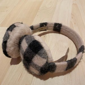 Burberry earmuffs.